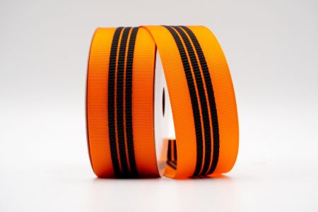 Оранжевая лента из гросгрейна средней жесткости_K1757-2-A20